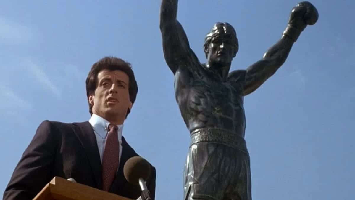 Sylvester Stallone Rocky III statue