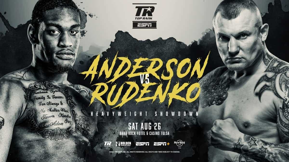 Heavyweight Jared Anderson vs Rudenko