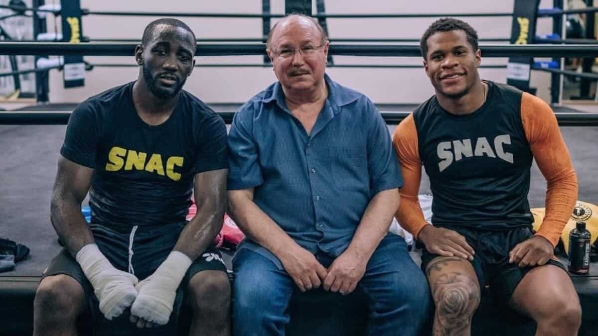 Terence Crawford Victor Conte and Devin Haney SNAC