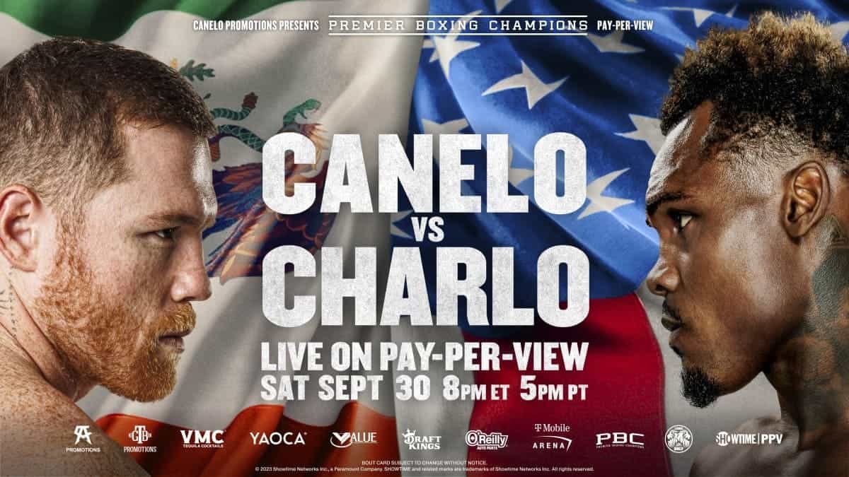 Canelo Alvarez vs Jermell Charlo poster