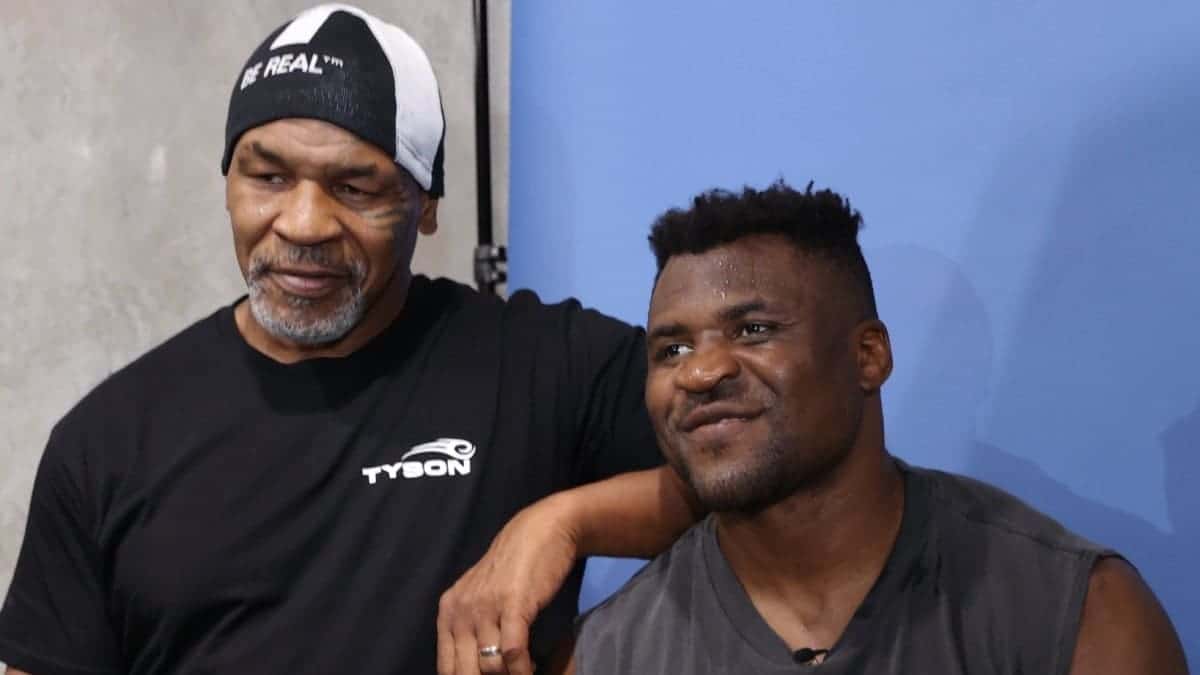 Mike Tyson and Francis Ngannou