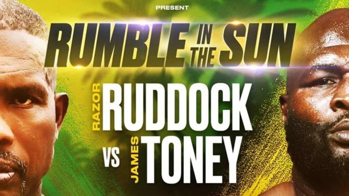 Heavyweight fight Razor Ruddock vs James Toney