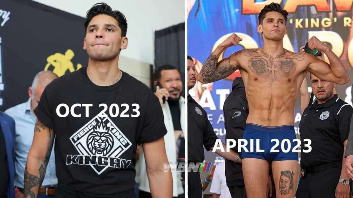 Ryan Garcia gains weight for Oscar Duarte