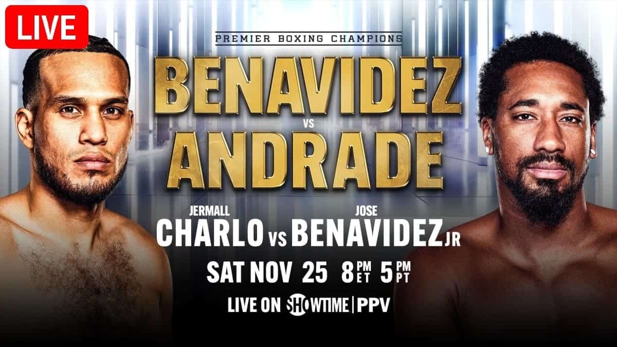 Live Benavidez vs Andrade results