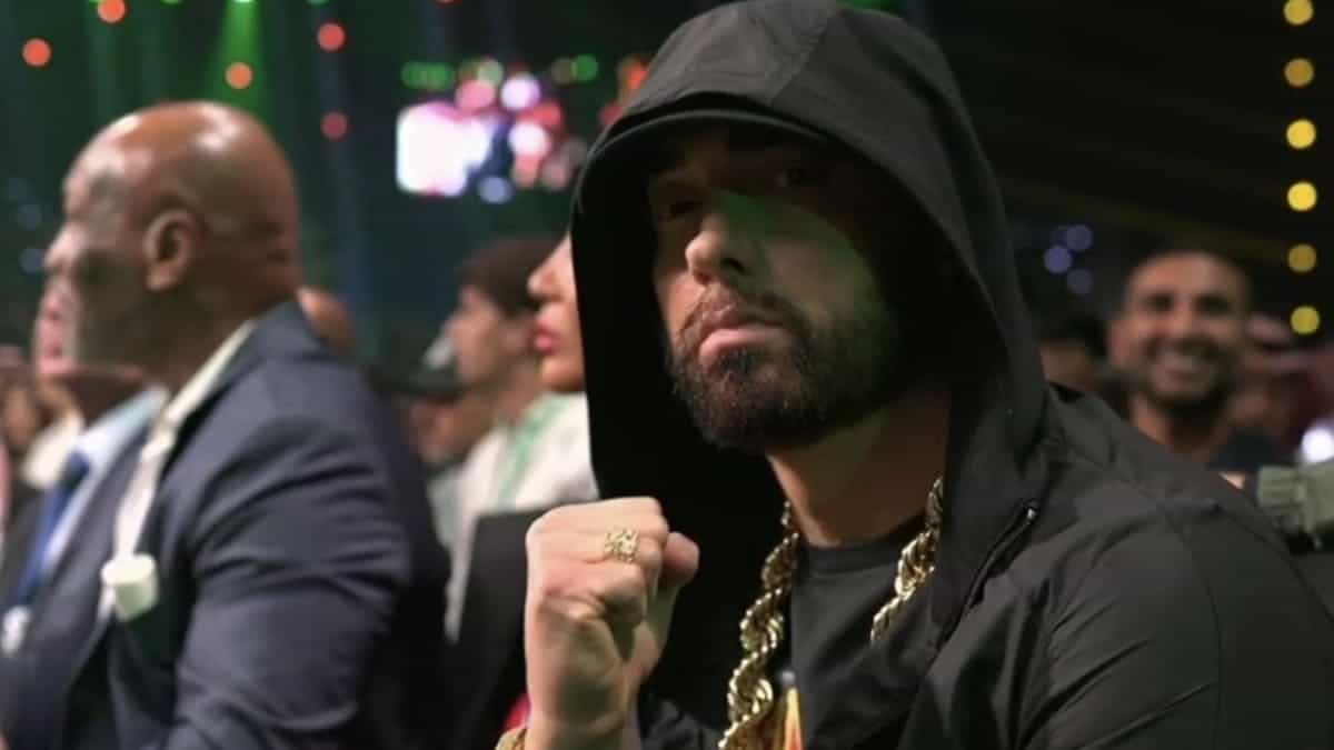 Eminem throws weight behind boxing again at Fury vs Ngannou