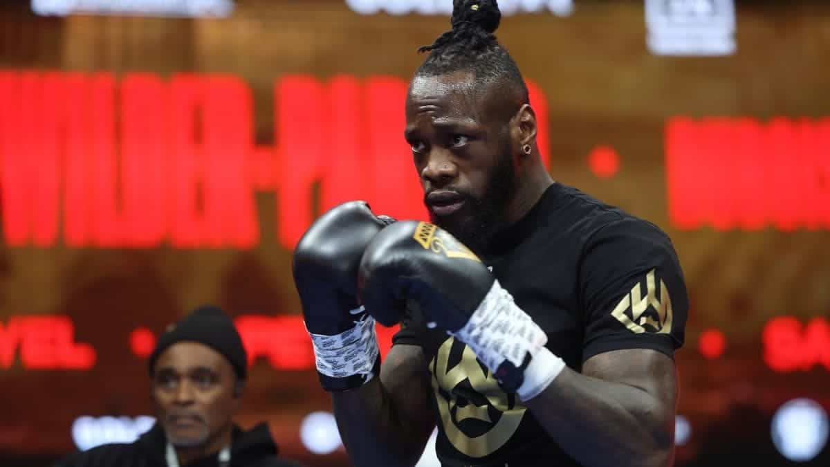 Deontay Wilder workout