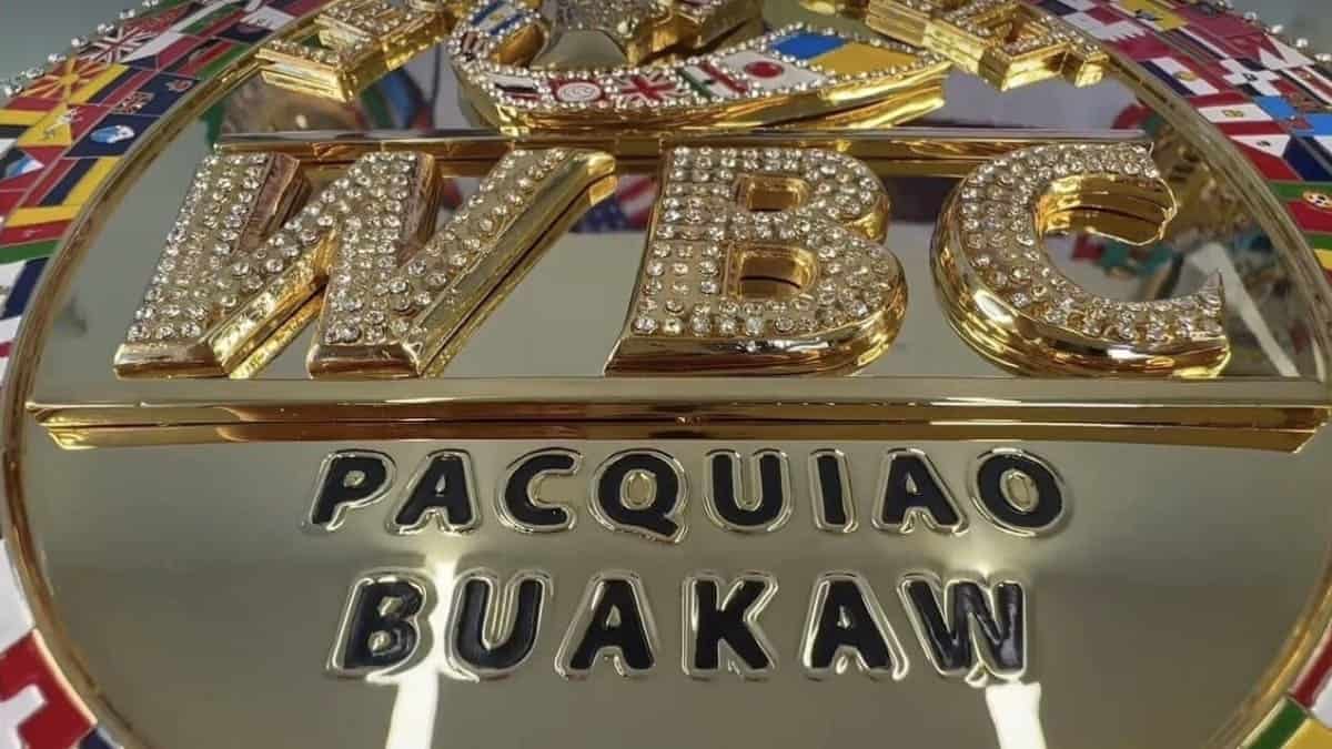 WBC Legends Belt - Manny Pacquiao vs Buakaw