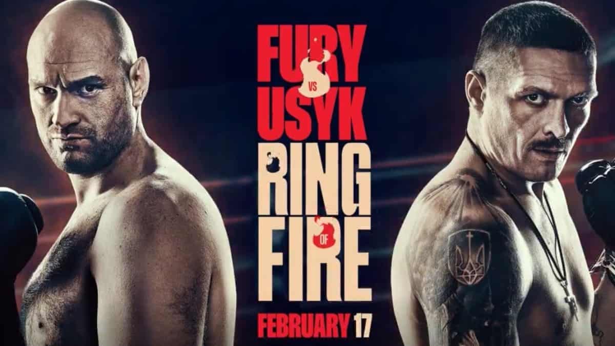 Tyson Fury vs Oleksandr Usyk Fury vs Usyk poster