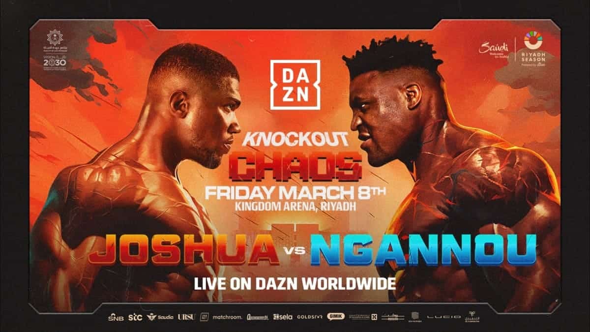 Joshua vs Ngannou TV