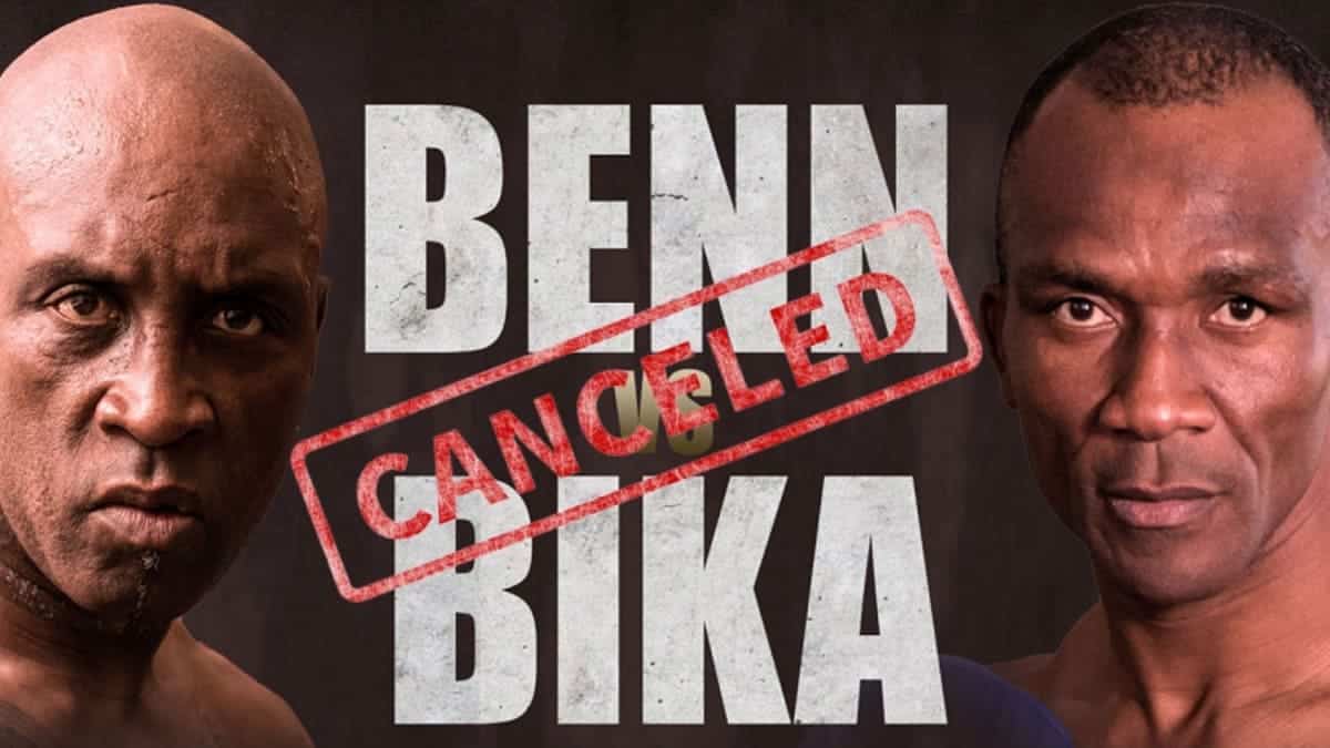 Nigel Benn vs Sakio Bika canceled