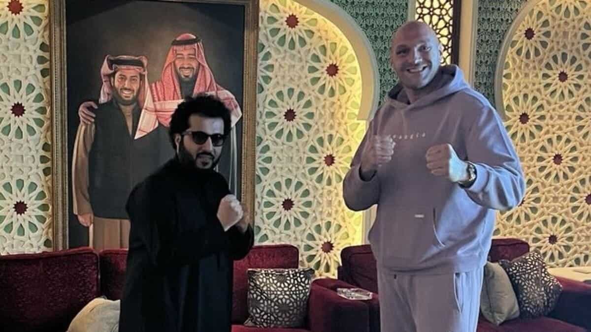 Turki Alalshikh and Tyson Fury