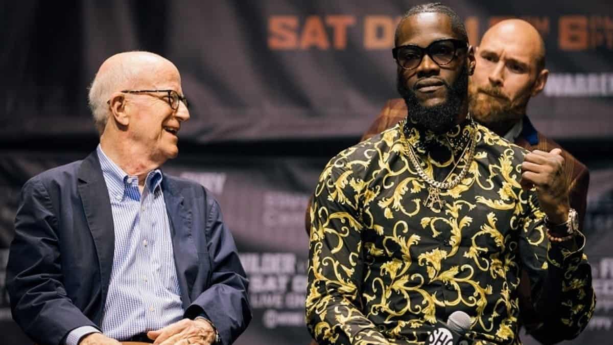 Deontay Wilder and Shelly Finkel