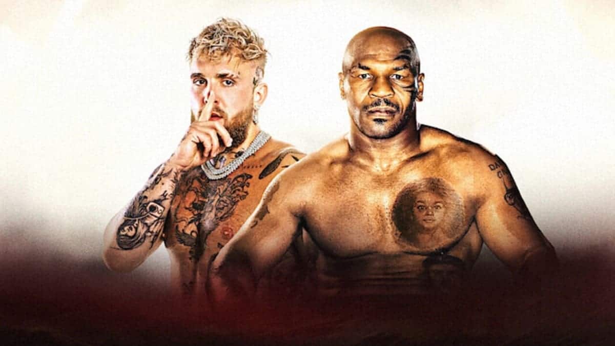 Jake Paul Mike Tyson new poster