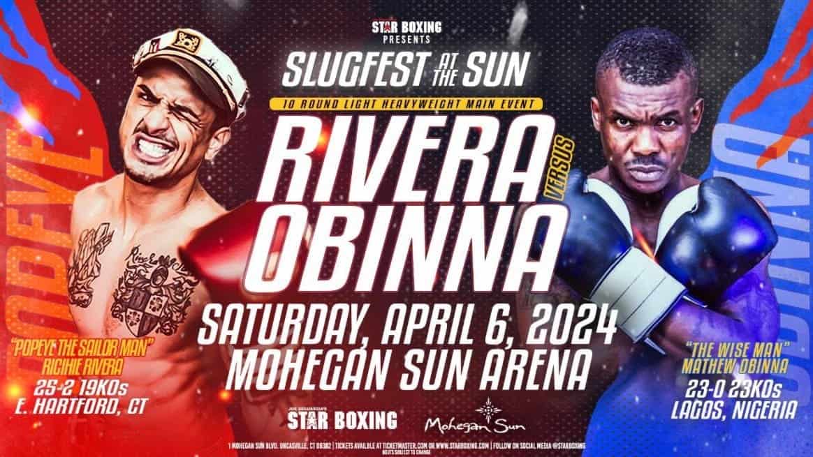 Richie Rivera to face Mathew Obinna on April 6
