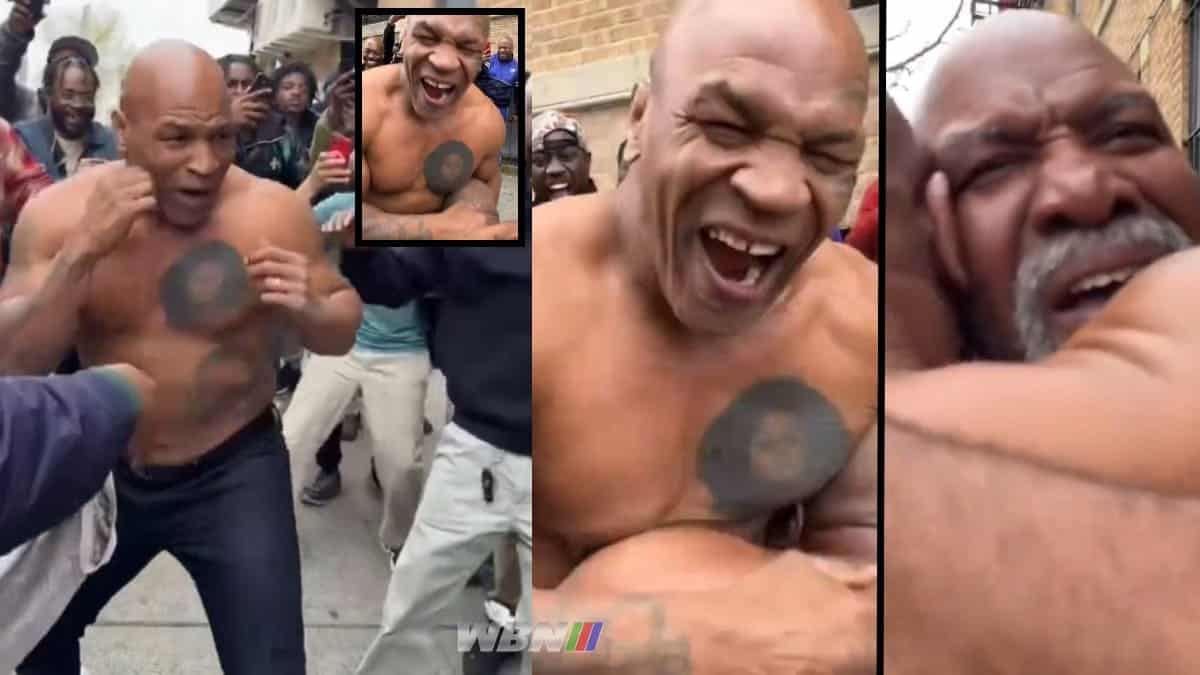 Mike Tyson and Shannon Briggs Brawl