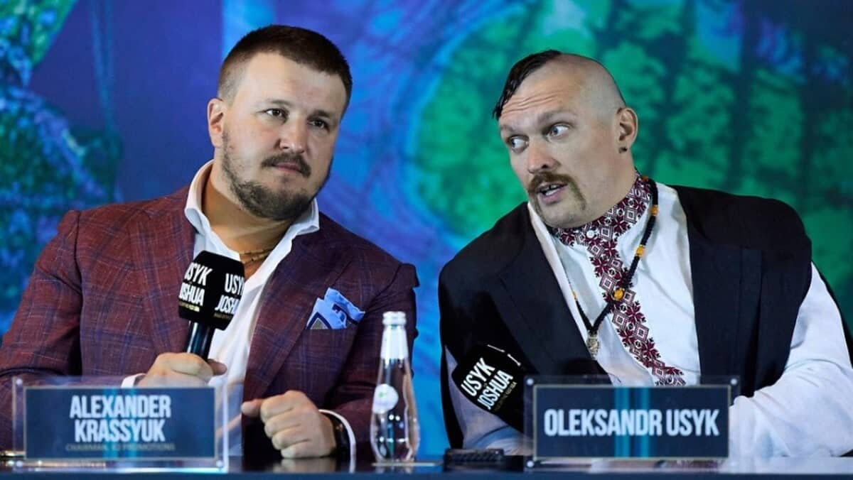 Oleksandr Usyk and Alexander Krassyuk