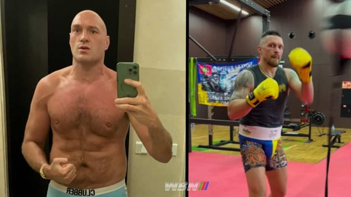 Tyson Fury Oleksandr Usyk training
