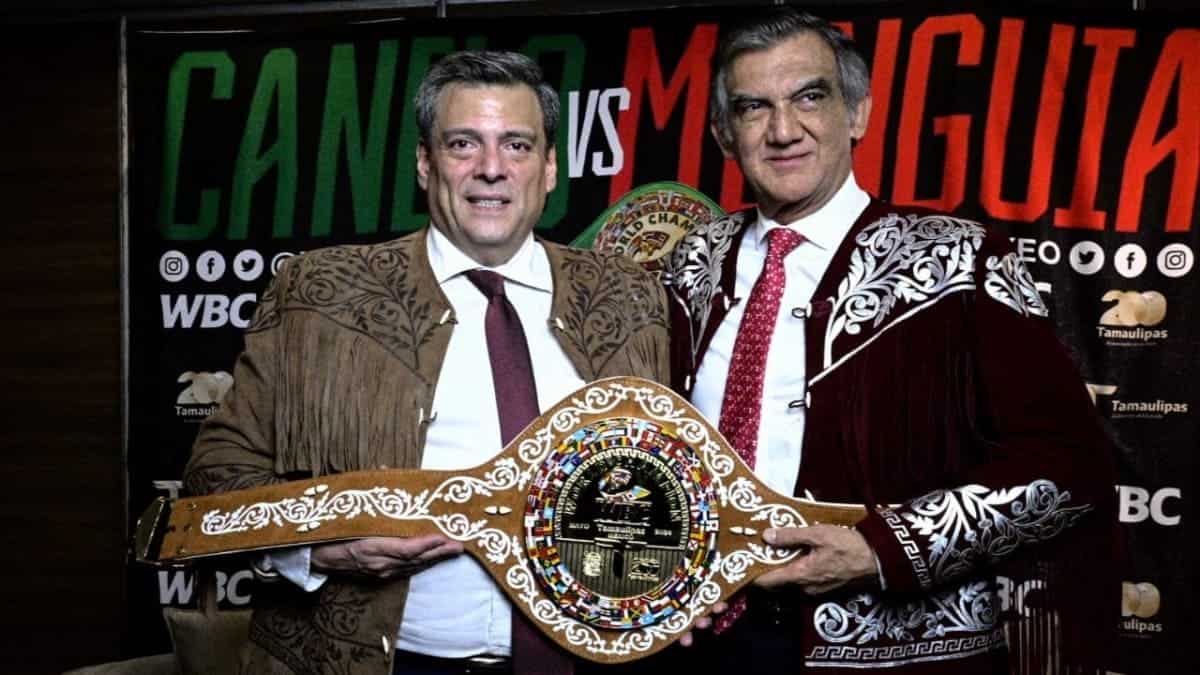 WBC unveils Tamaulipas belt for Canelo vs Munguia on May 4