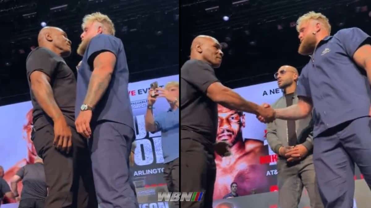 Tyson vs Paul face off