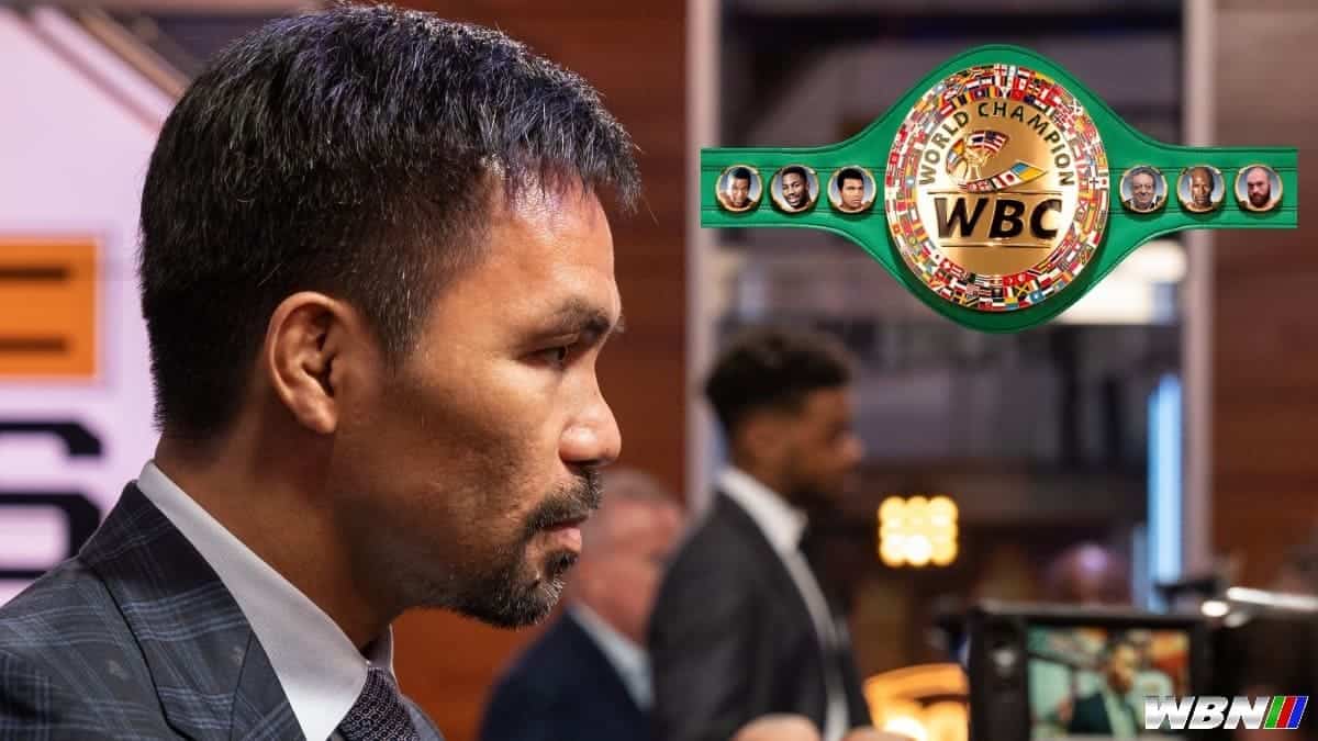 Manny Pacquiao WBC belt